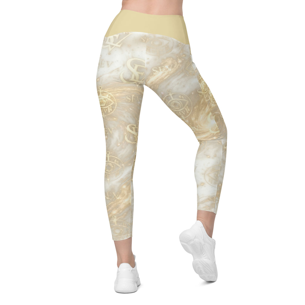 GOLDCREAM LEGGINGS WITH POCKETS — HIGH KEY CHAMPAGNE — alternate view 4 of 7