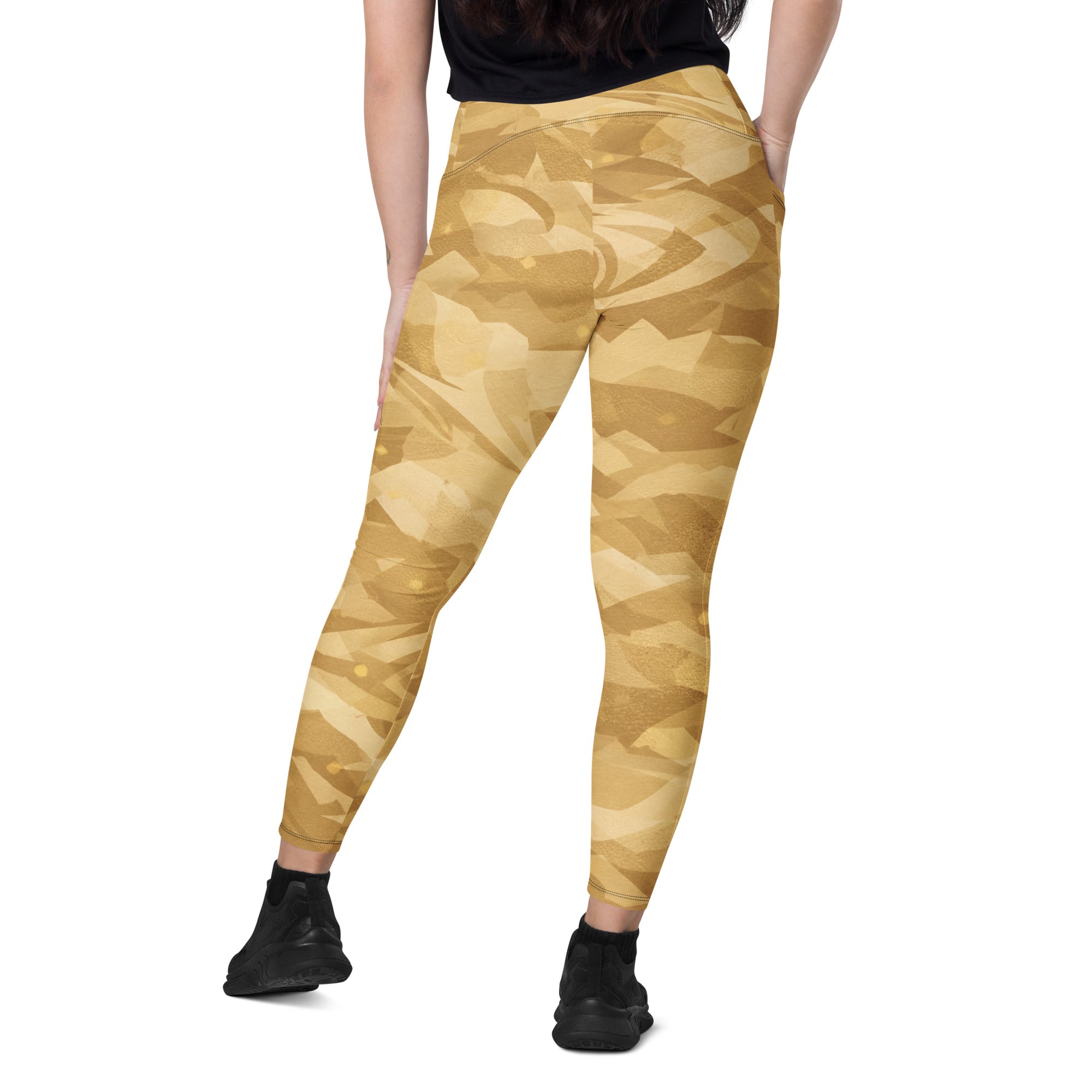 GOLDCREAM LEGGINGS WITH POCKETS — DESERT CAMOUFLAGE — alternate view 4 of 6