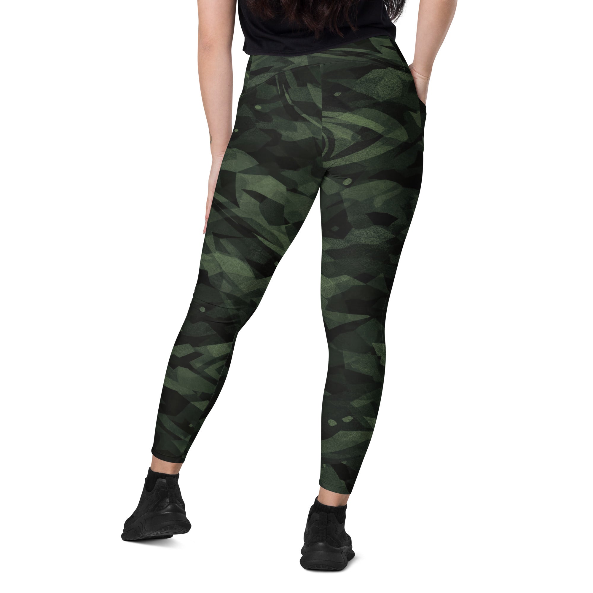 EMERALD FOREST LEGGINGS WITH POCKETS — SIGNATURE CAMOUFLAGE — alternate view 4 of 6