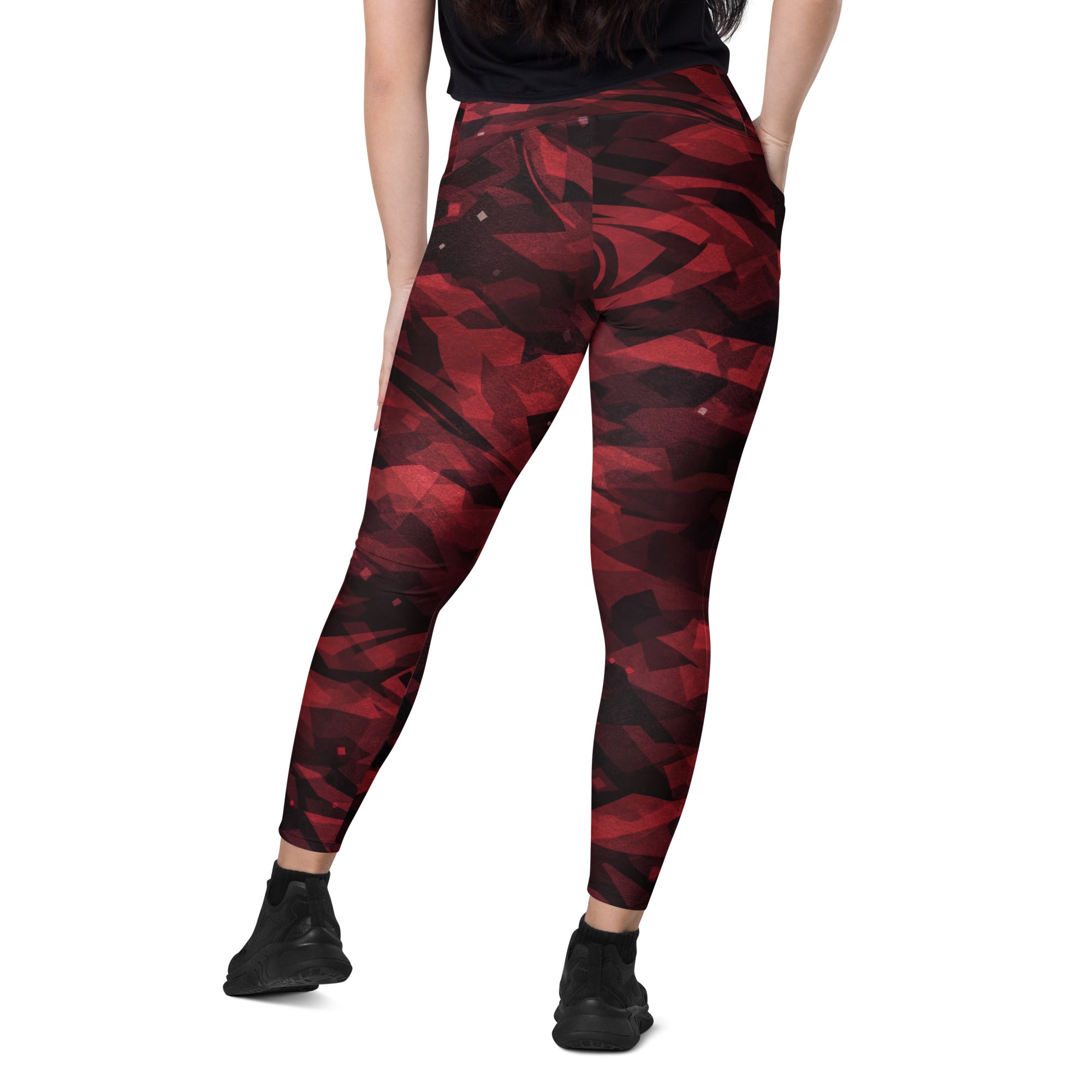 CRIMSON DOMINION LEGGINGS WITH POCKETS — SIGNATURE CAMOUFLAGE — alternate view 4 of 6