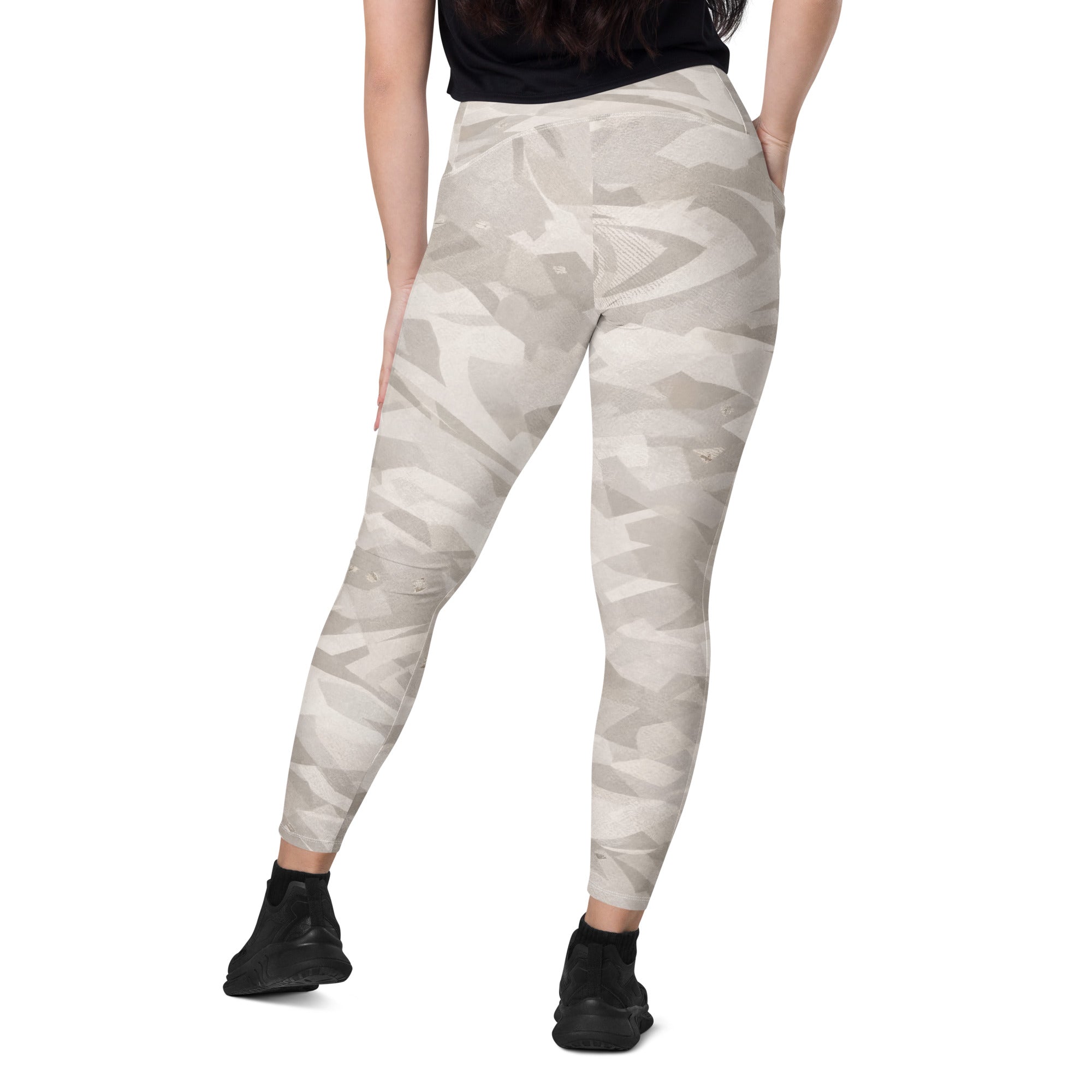 ARCTIC IVORY LEGGINGS WITH POCKETS — SIGNATURE CAMOUFLAGE — alternate view 4 of 6