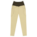 GOLDCREAM LEGGINGS WITH POCKETS — ECLIPSE NOIR GOLD CREST — alternate view 1 of 4
