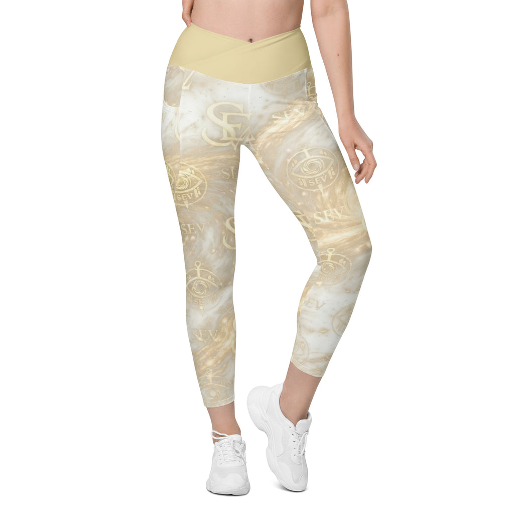 GOLDCREAM LEGGINGS WITH POCKETS — HIGH KEY CHAMPAGNE — alternate view 5 of 7