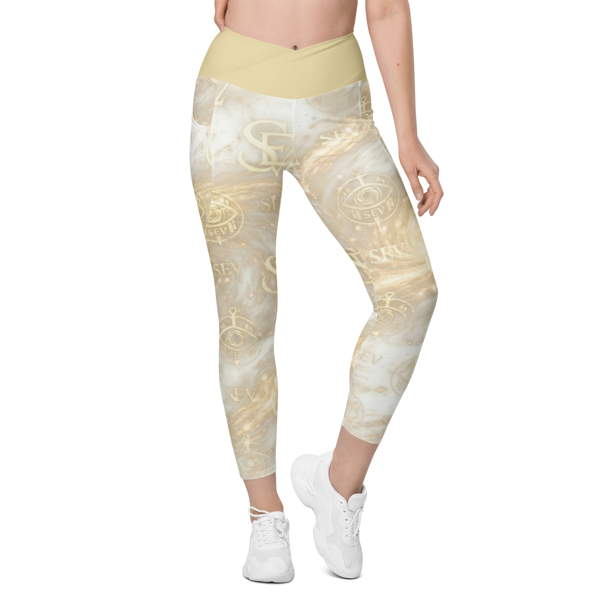 GOLDCREAM LEGGINGS WITH POCKETS — HIGH KEY CHAMPAGNE — alternate view 5 of 7