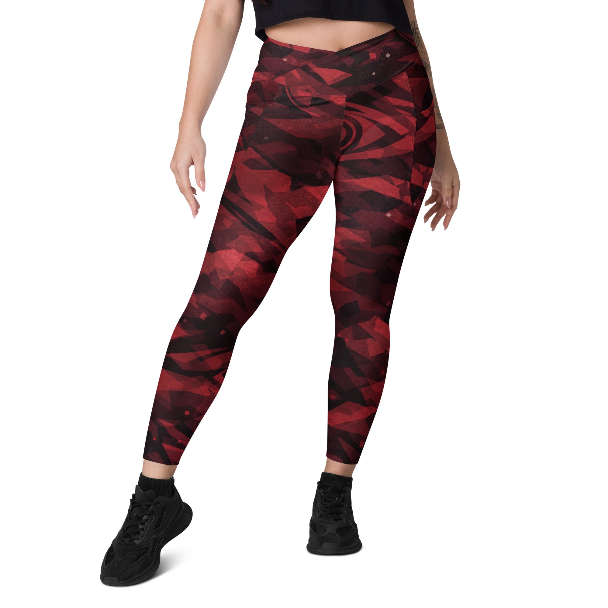 CRIMSON DOMINION LEGGINGS WITH POCKETS — SIGNATURE CAMOUFLAGE — alternate view 1 of 6