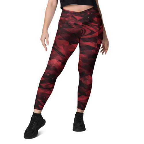 CRIMSON DOMINION LEGGINGS WITH POCKETS — SIGNATURE CAMOUFLAGE — alternate view 1 of 6