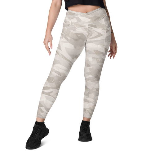 ARCTIC IVORY LEGGINGS WITH POCKETS — SIGNATURE CAMOUFLAGE — alternate view 1 of 6