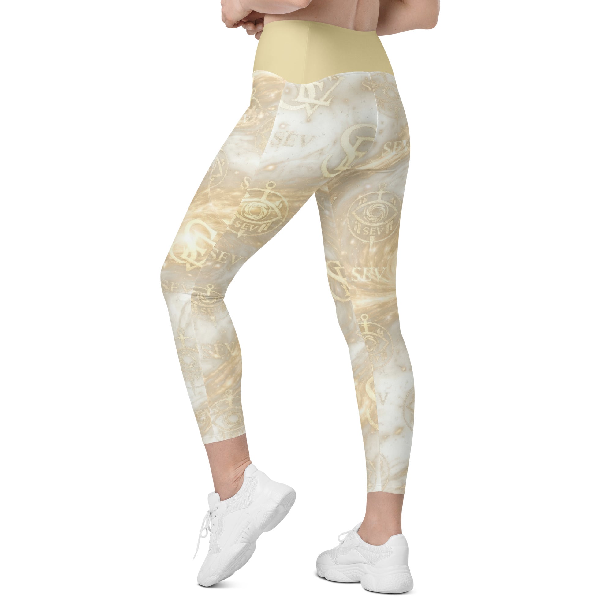 GOLDCREAM LEGGINGS WITH POCKETS — HIGH KEY CHAMPAGNE — alternate view 7 of 7