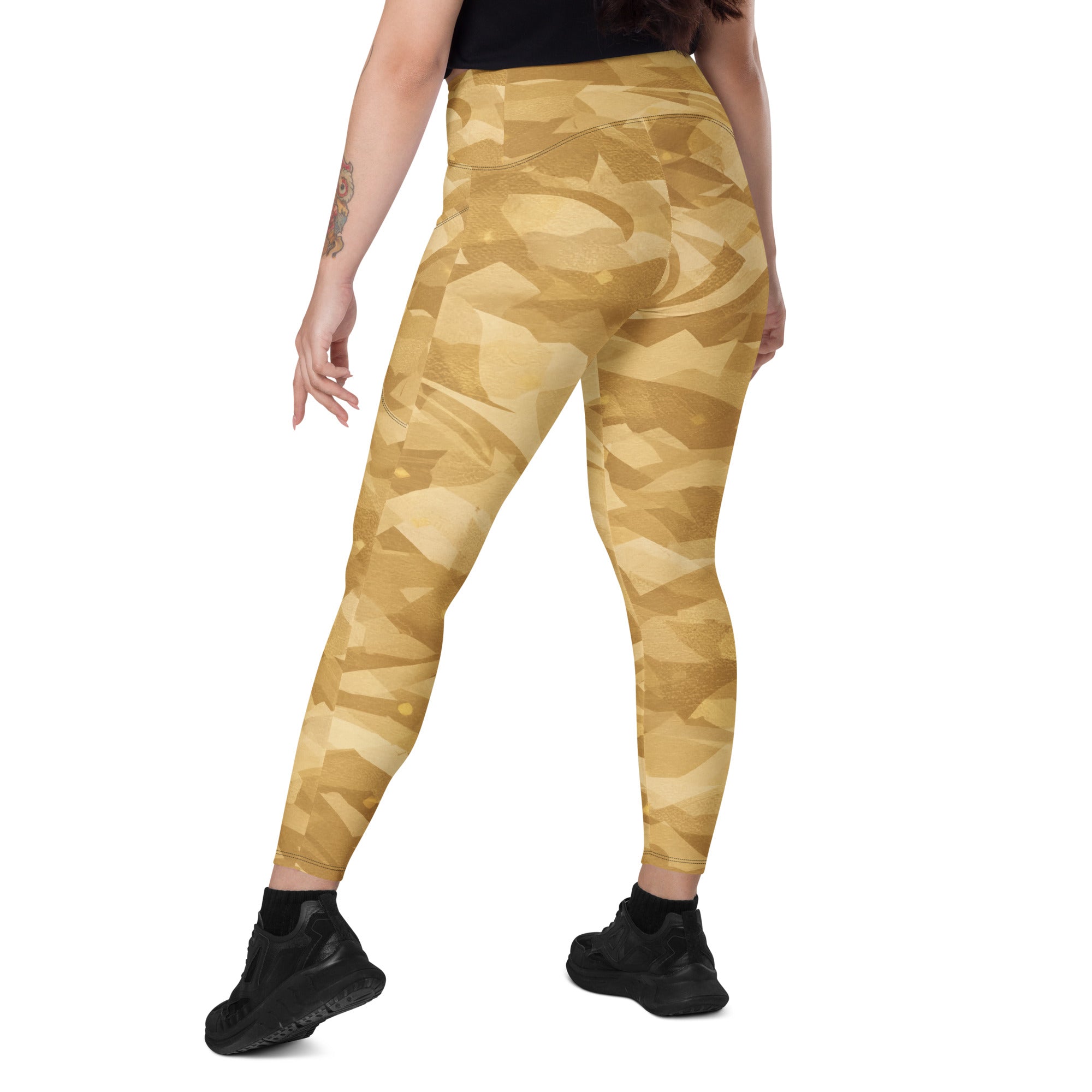 GOLDCREAM LEGGINGS WITH POCKETS — DESERT CAMOUFLAGE — alternate view 5 of 6