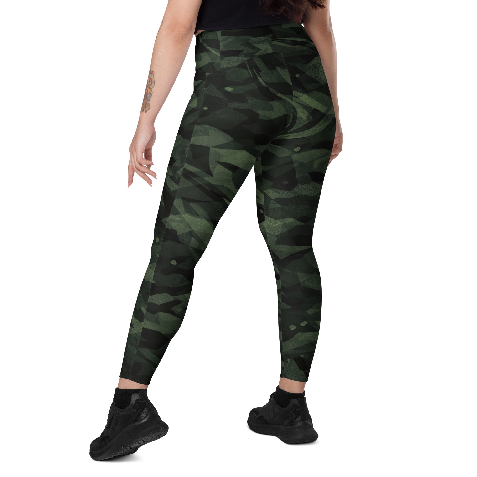 EMERALD FOREST LEGGINGS WITH POCKETS — SIGNATURE CAMOUFLAGE — alternate view 5 of 6