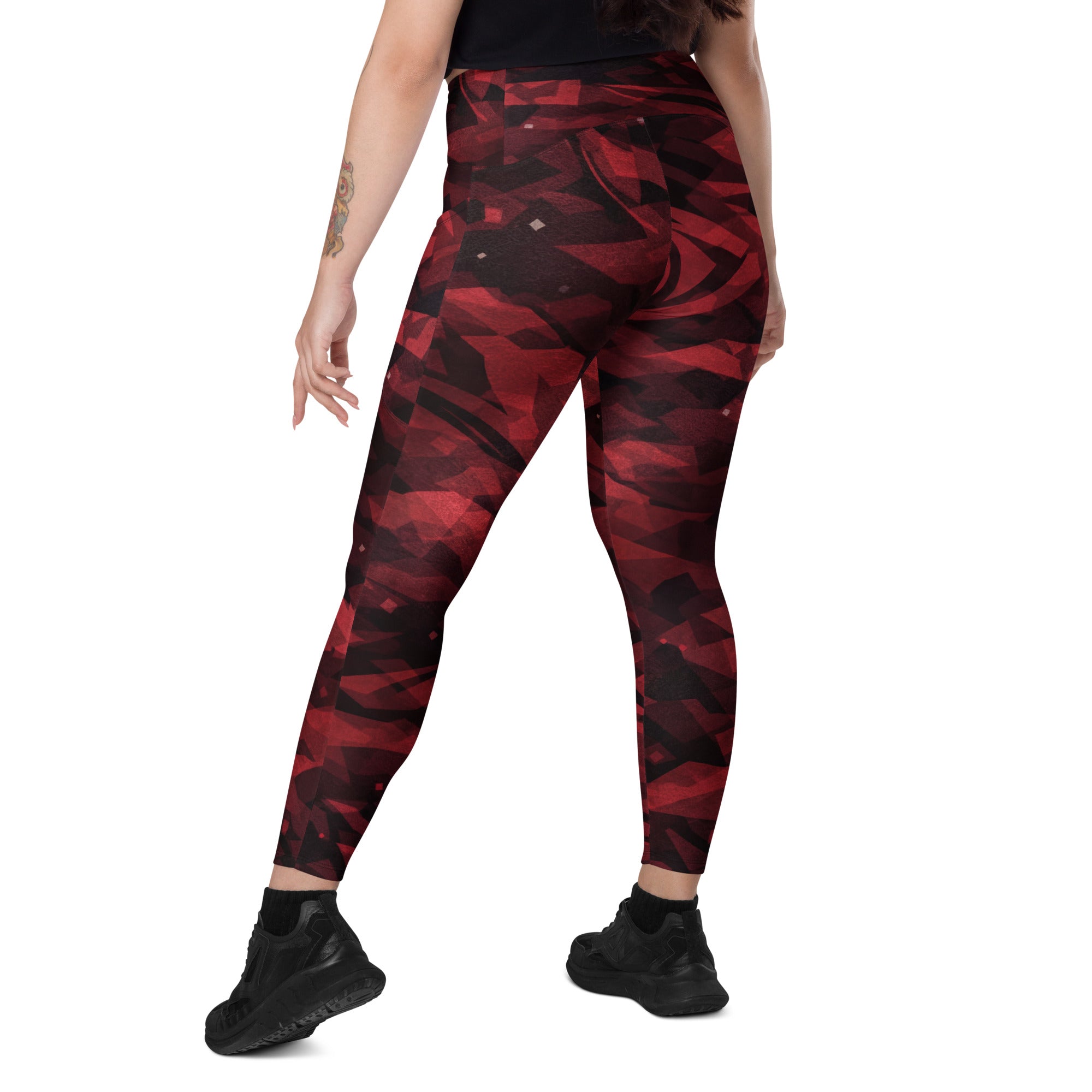CRIMSON DOMINION LEGGINGS WITH POCKETS — SIGNATURE CAMOUFLAGE — alternate view 5 of 6