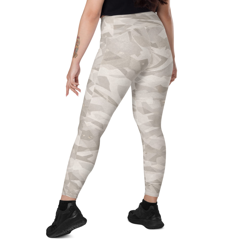 ARCTIC IVORY LEGGINGS WITH POCKETS — SIGNATURE CAMOUFLAGE — alternate view 5 of 6