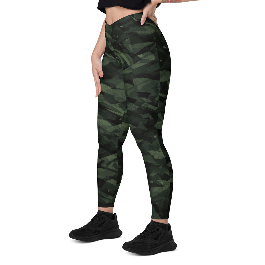 EMERALD FOREST LEGGINGS WITH POCKETS — SIGNATURE CAMOUFLAGE — alternate view 6 of 6