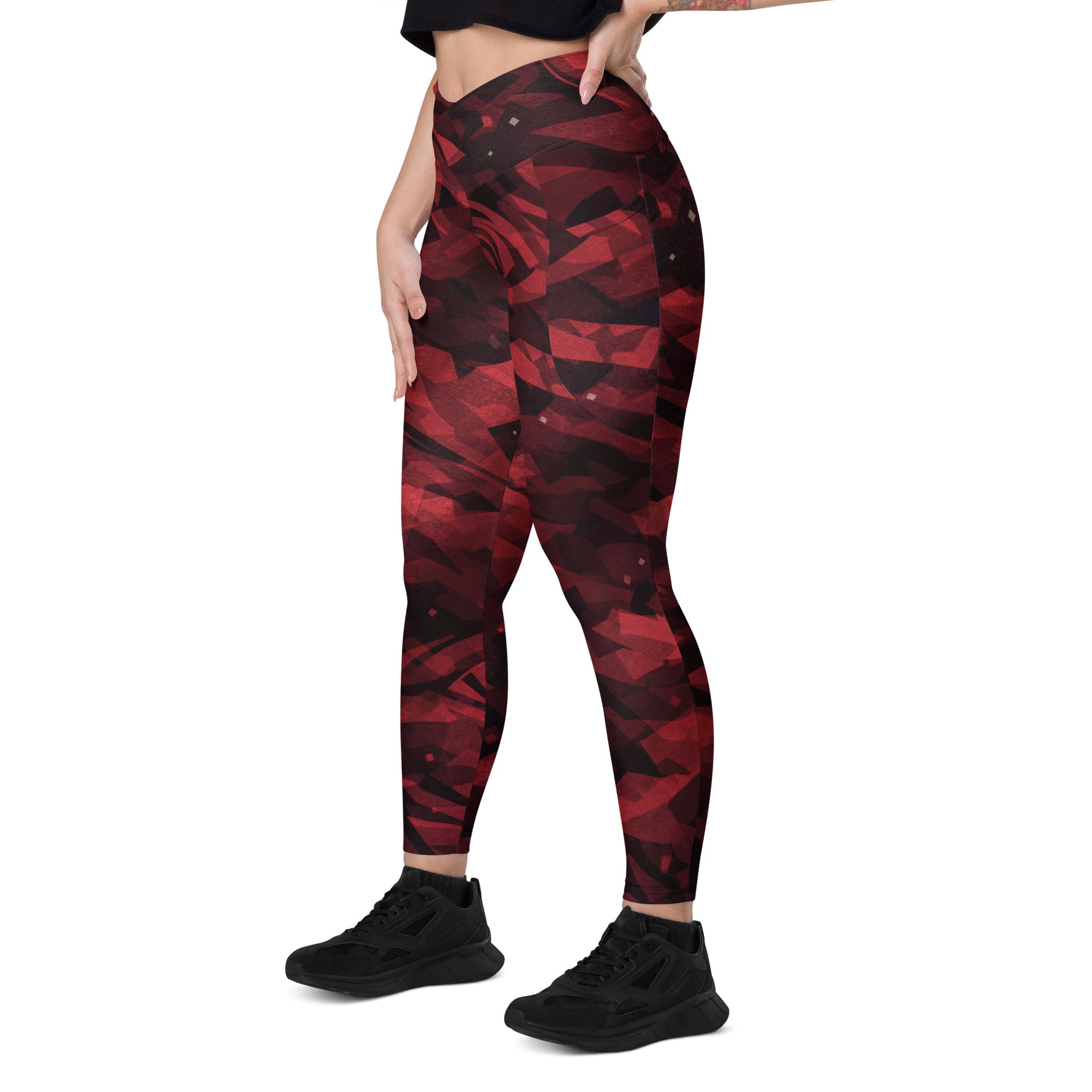 CRIMSON DOMINION LEGGINGS WITH POCKETS — SIGNATURE CAMOUFLAGE — alternate view 6 of 6