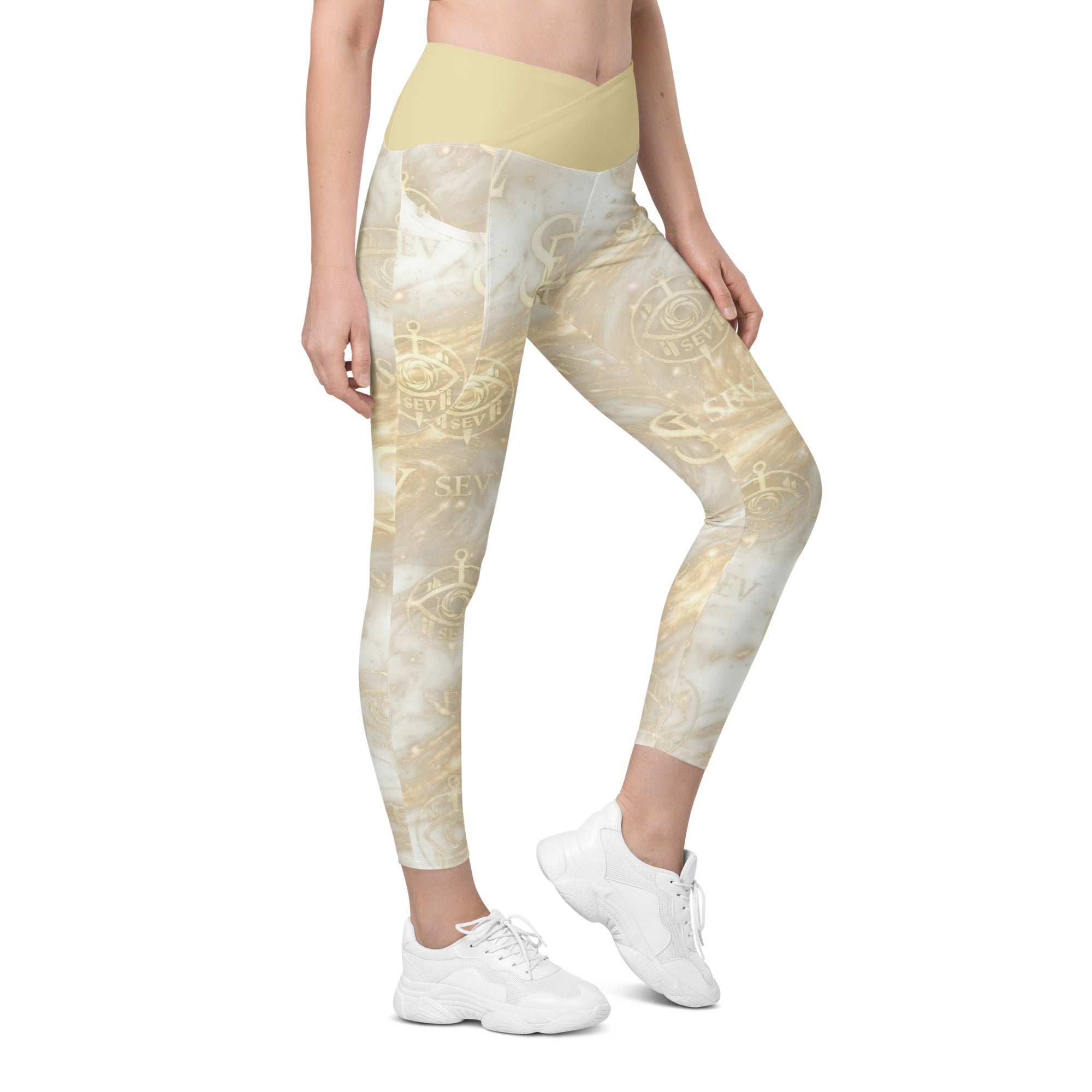GOLDCREAM LEGGINGS WITH POCKETS — HIGH KEY CHAMPAGNE — alternate view 2 of 7