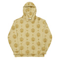 SEV GoldCream Monogram All-Over Print Recycled Unisex Hoodie — Recycled Edition — alternate view 5 of 6