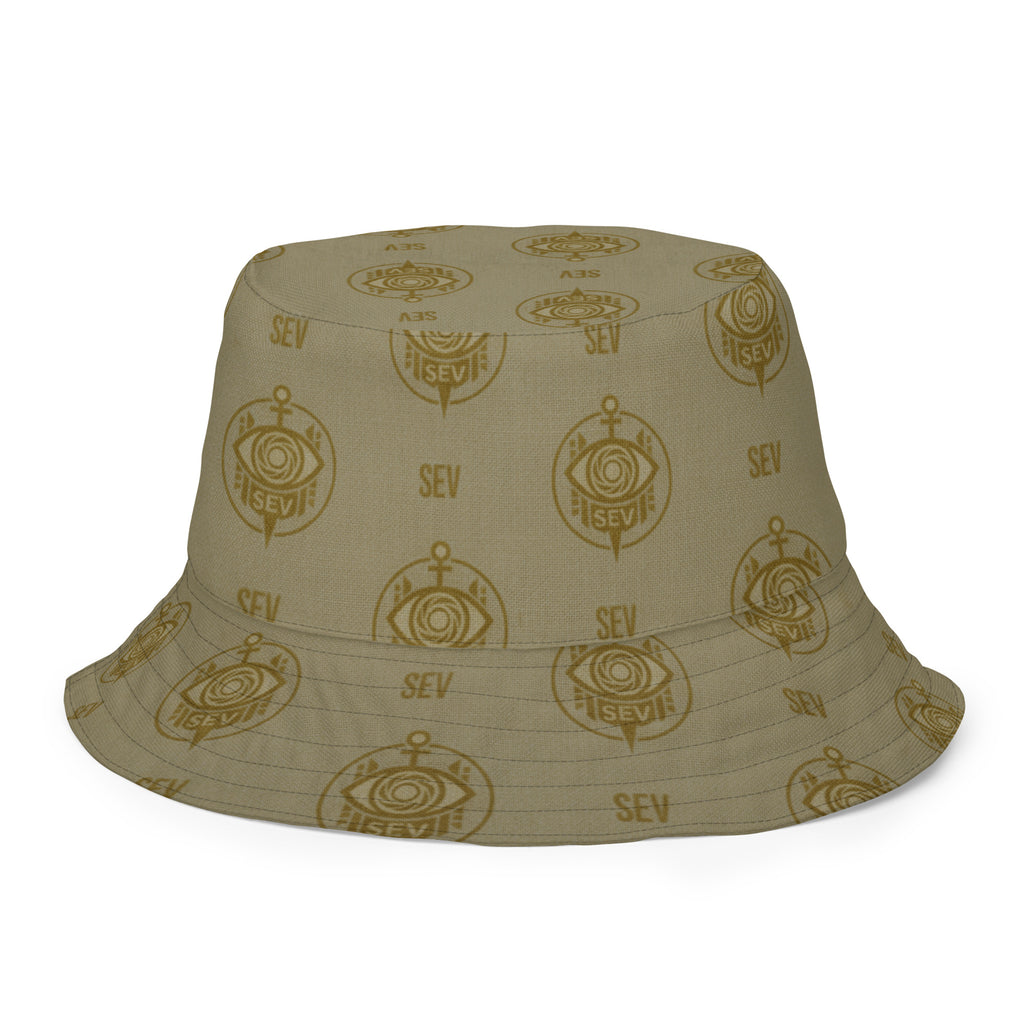 SEV GoldCream Noir Reversible Bucket Hat — alternate view 10 of 13