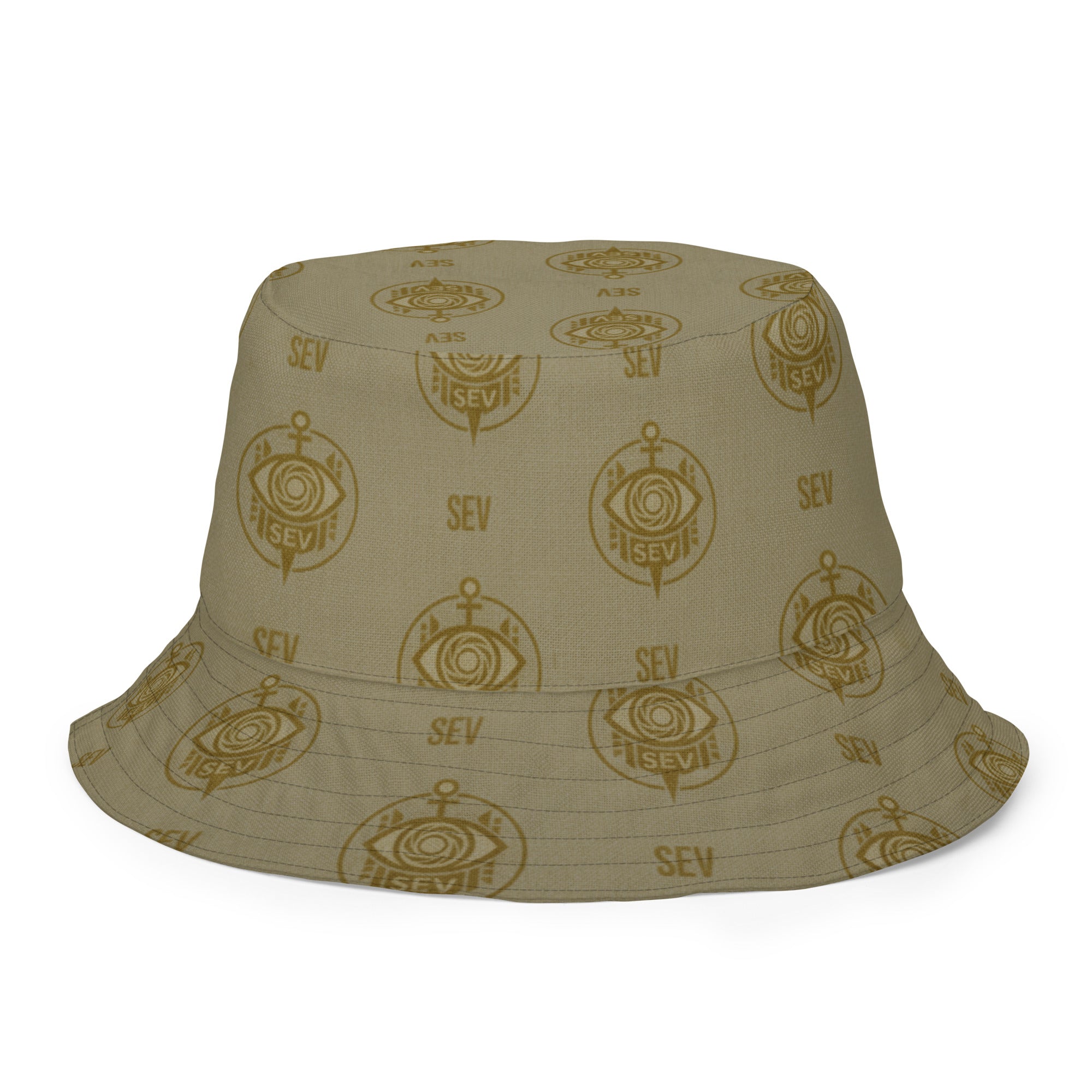 SEV GoldCream Noir Reversible Bucket Hat — alternate view 10 of 13