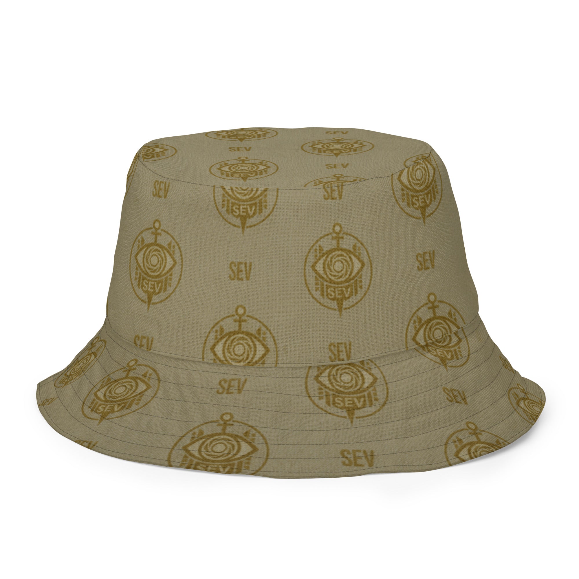 SEV GoldCream Noir Reversible Bucket Hat — alternate view 11 of 13