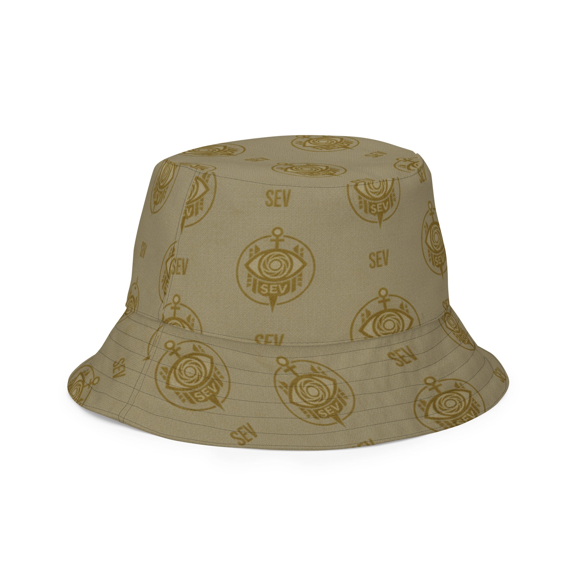 SEV GoldCream Noir Reversible Bucket Hat — alternate view 4 of 13
