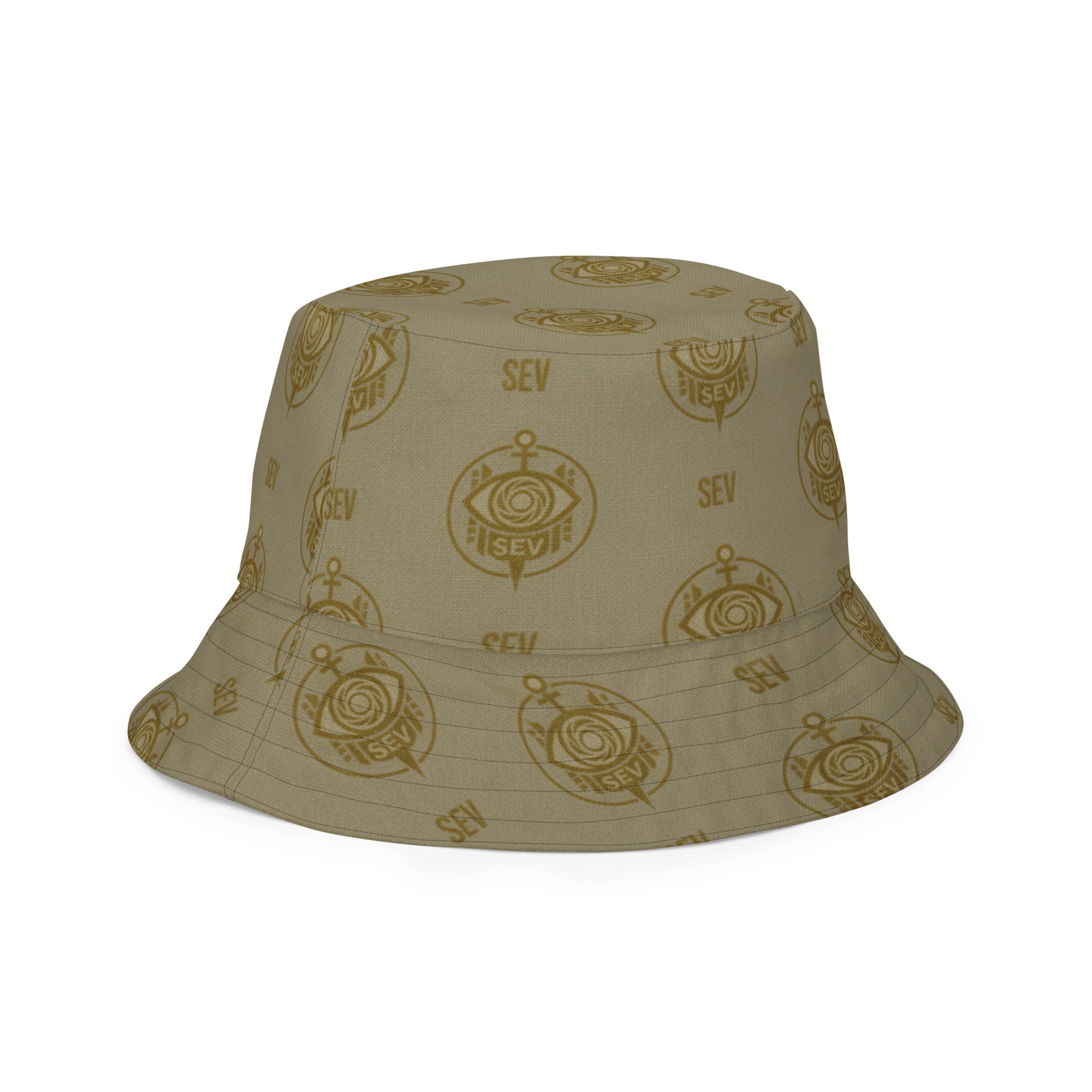 SEV GoldCream Noir Reversible Bucket Hat — alternate view 12 of 13