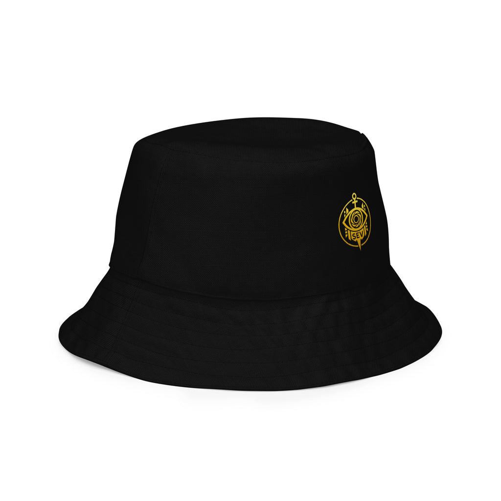 SEV BlackGold Luxe Reversible Bucket Hat — alternate view 4 of 6