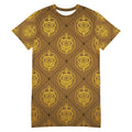 All-Over Print T-Shirt Dress – GoldAnchor Crestline Edition — alternate view 4 of 5