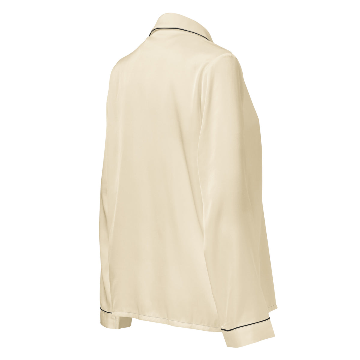 SEV Champagne Light Long-Sleeve Lounge Top — right-back view