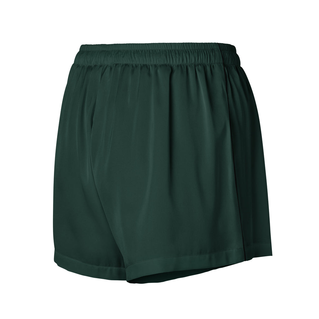 SEV Luxury Emerald Lounge Shorts — back view