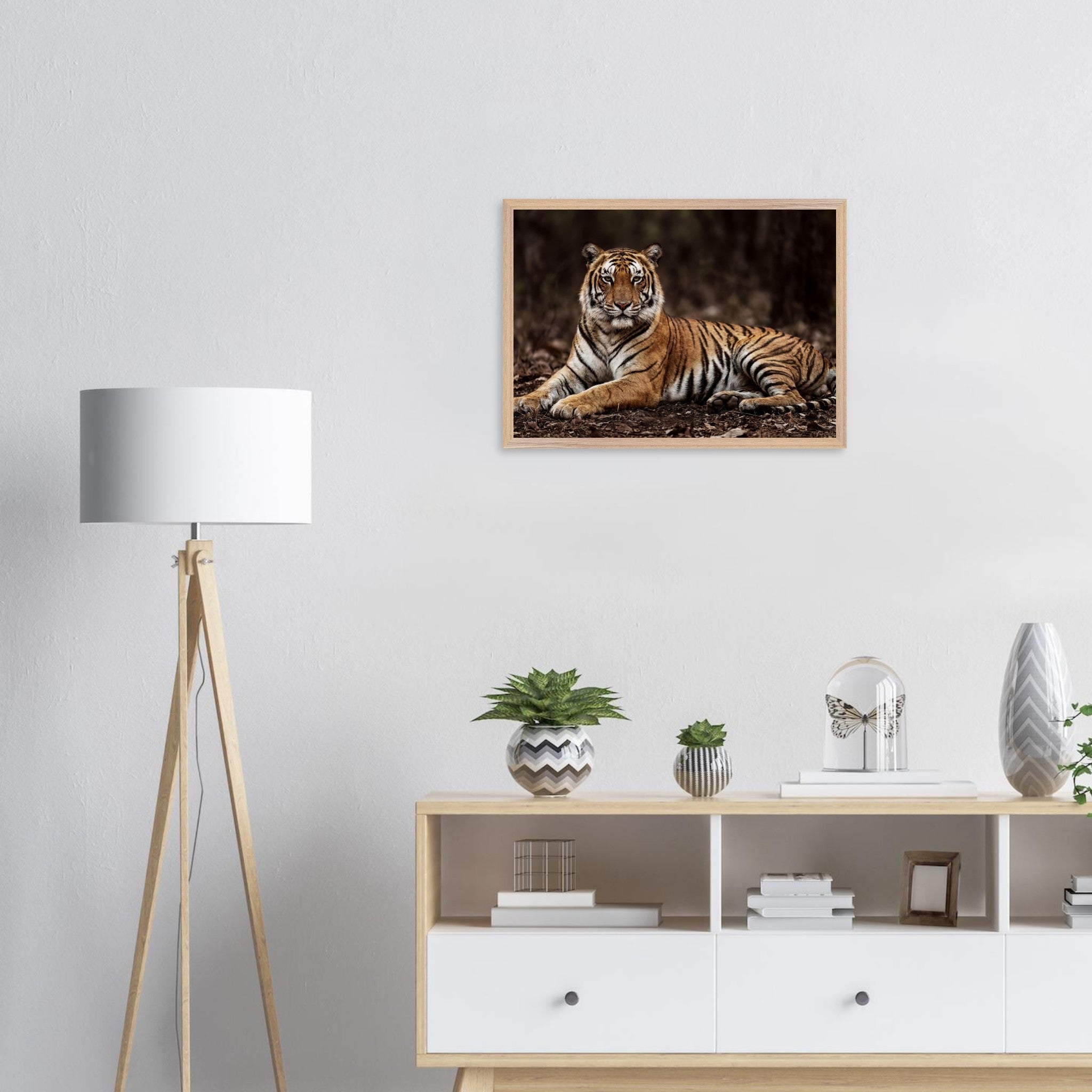 The Tiger — Framed Fine Art Print — Premium Wooden Frame — alternate view 7 of 9