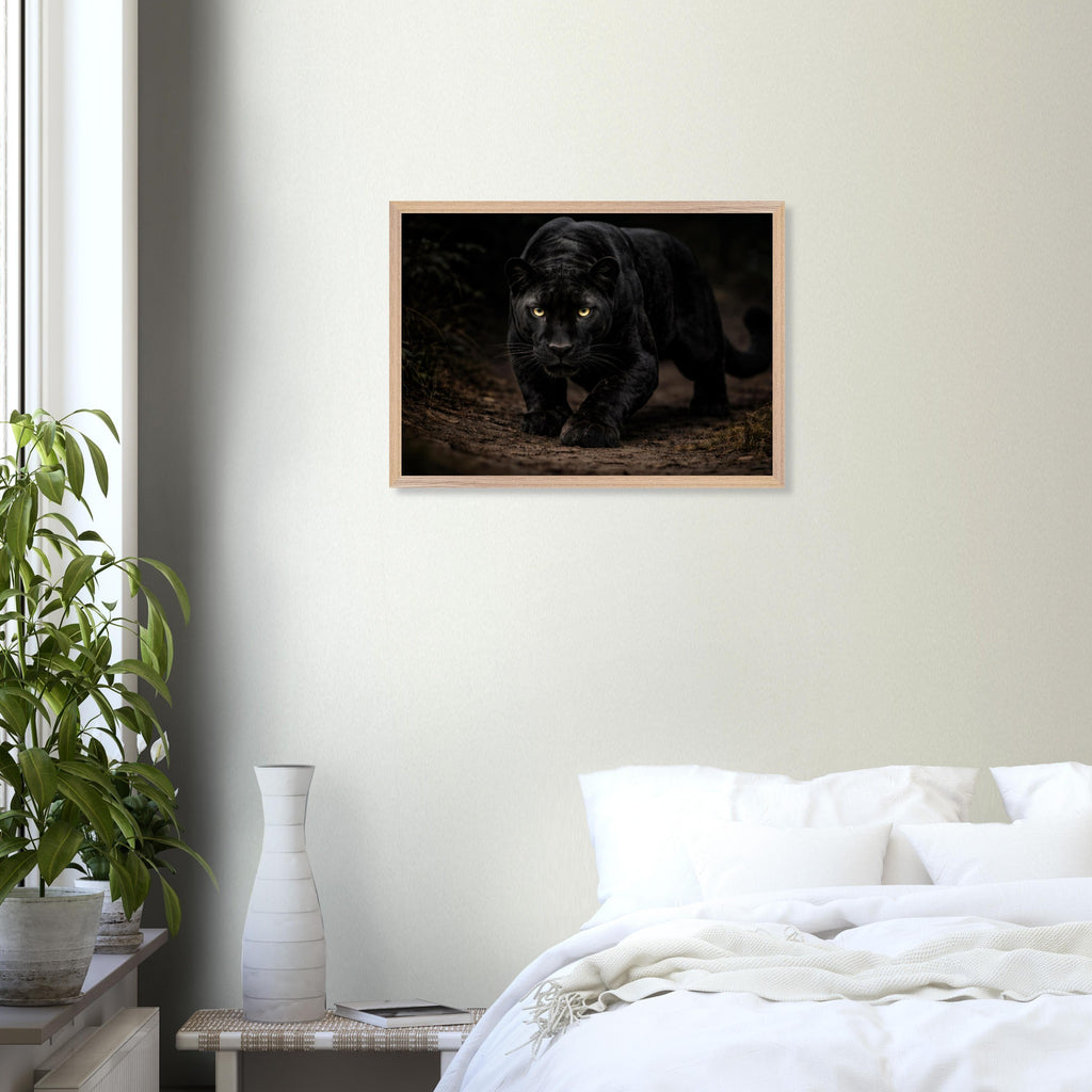 The Panther — Framed Fine Art Print — Premium Wooden Frame — alternate view 9 of 9
