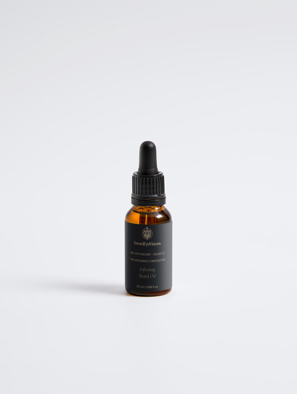 SEV Apothecary Softening Beard Oil 20 ml amber dropper bottle