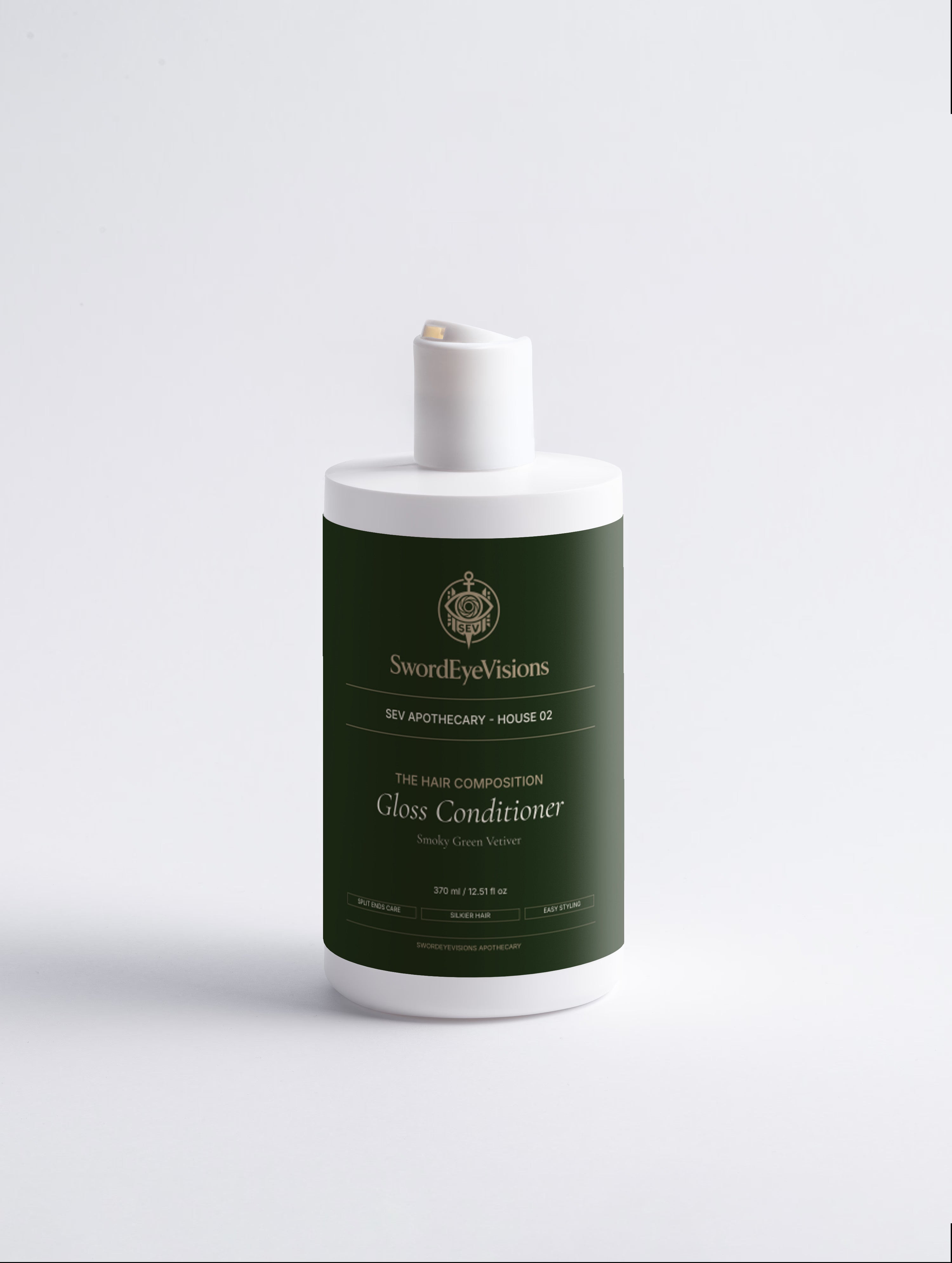 Gloss Conditioner, Smoky Green Vetiver - SEV Apothecary — alternate view 2 of 5