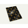 Celestial Aurum postcard set with antique-gold celestial pattern