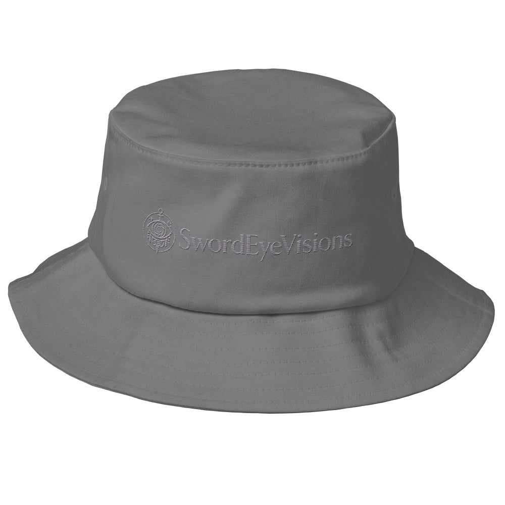 SEV Crest Wordmark Embroidered Bucket Hat — NoirTone — Grey — alternate view 1 of 1