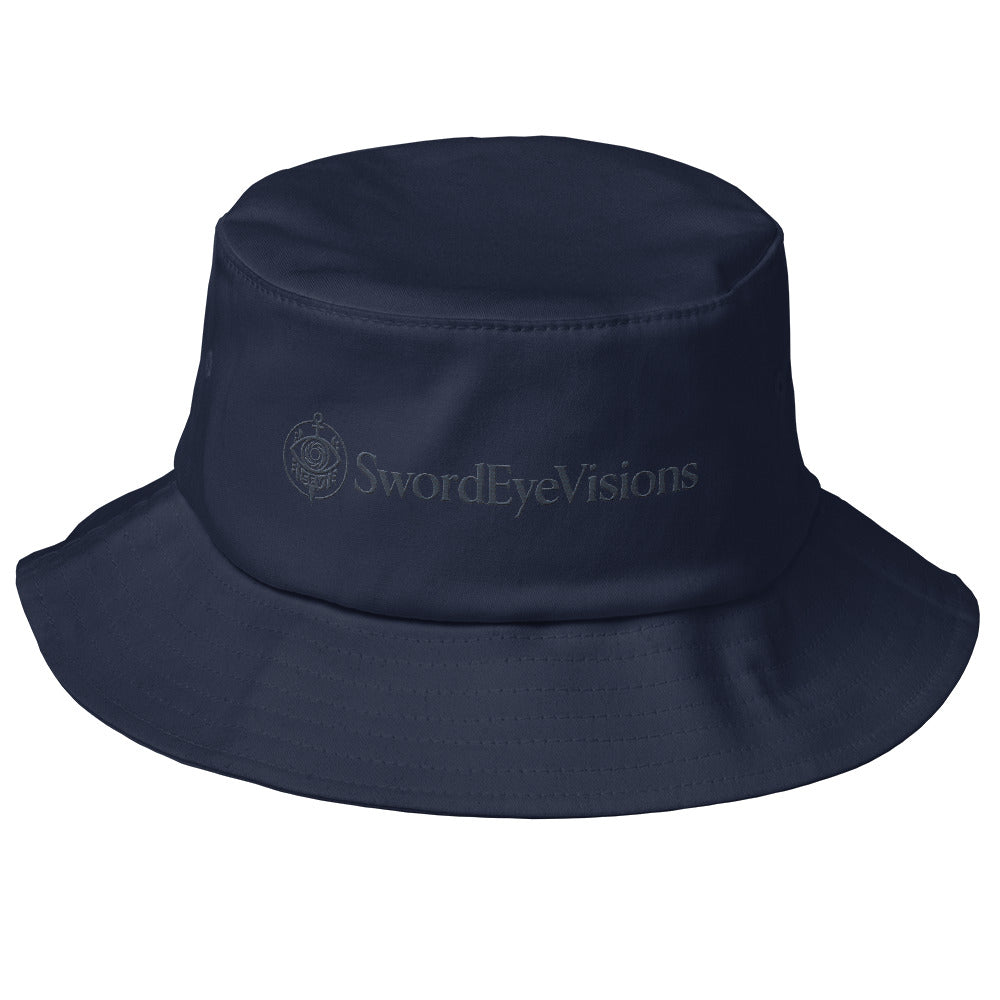 SEV Crest Wordmark Embroidered Bucket Hat — NoirTone — Navy — alternate view 1 of 1