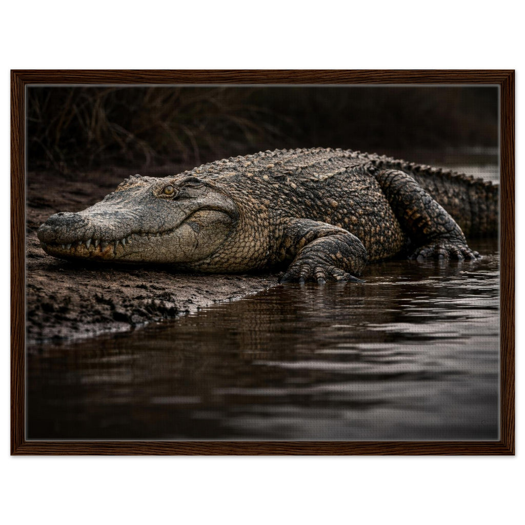The Crocodile – Framed Canvas Edition — alternate view 1 of 6