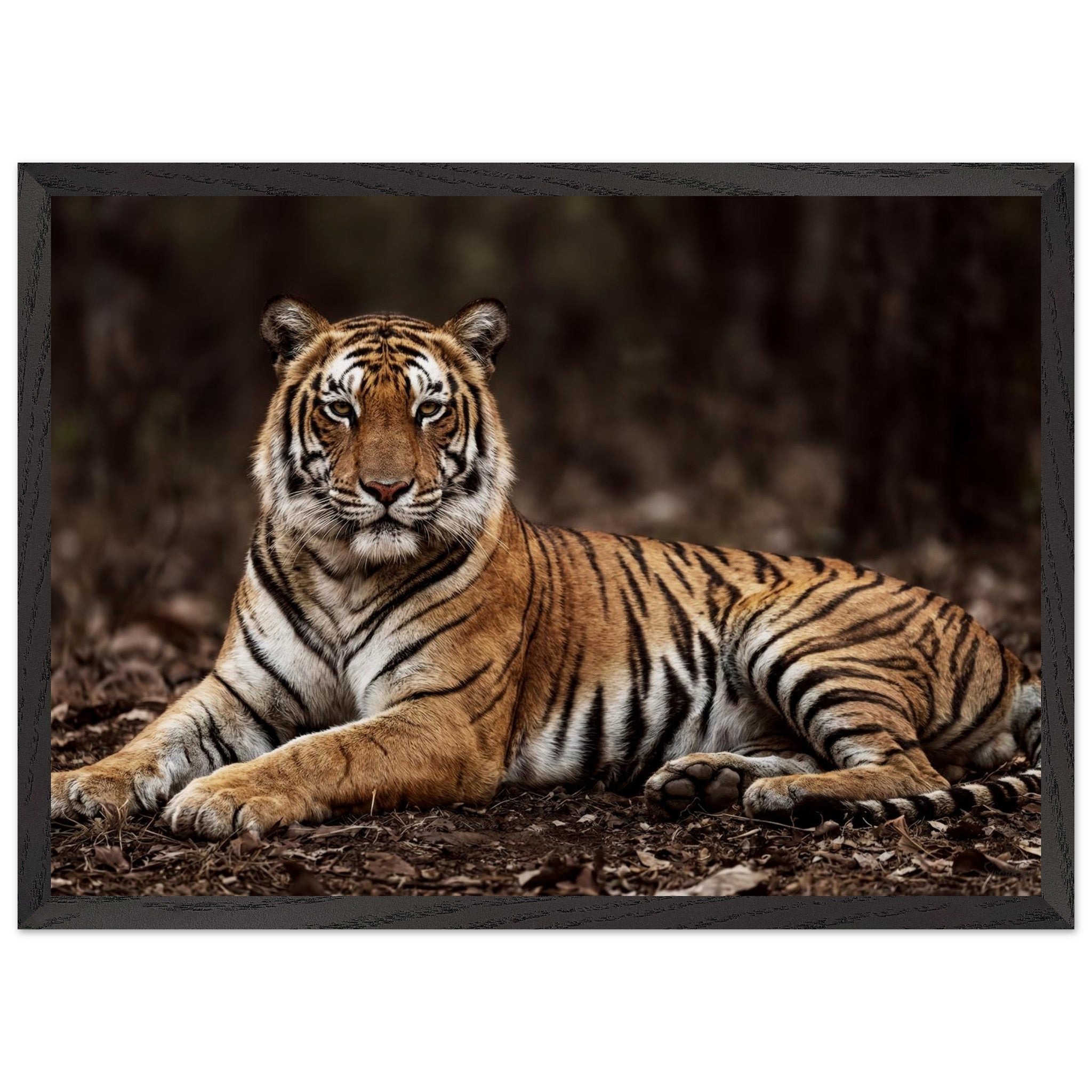 The Tiger — Framed Fine Art Print — Premium Wooden Frame — alternate view 3 of 9
