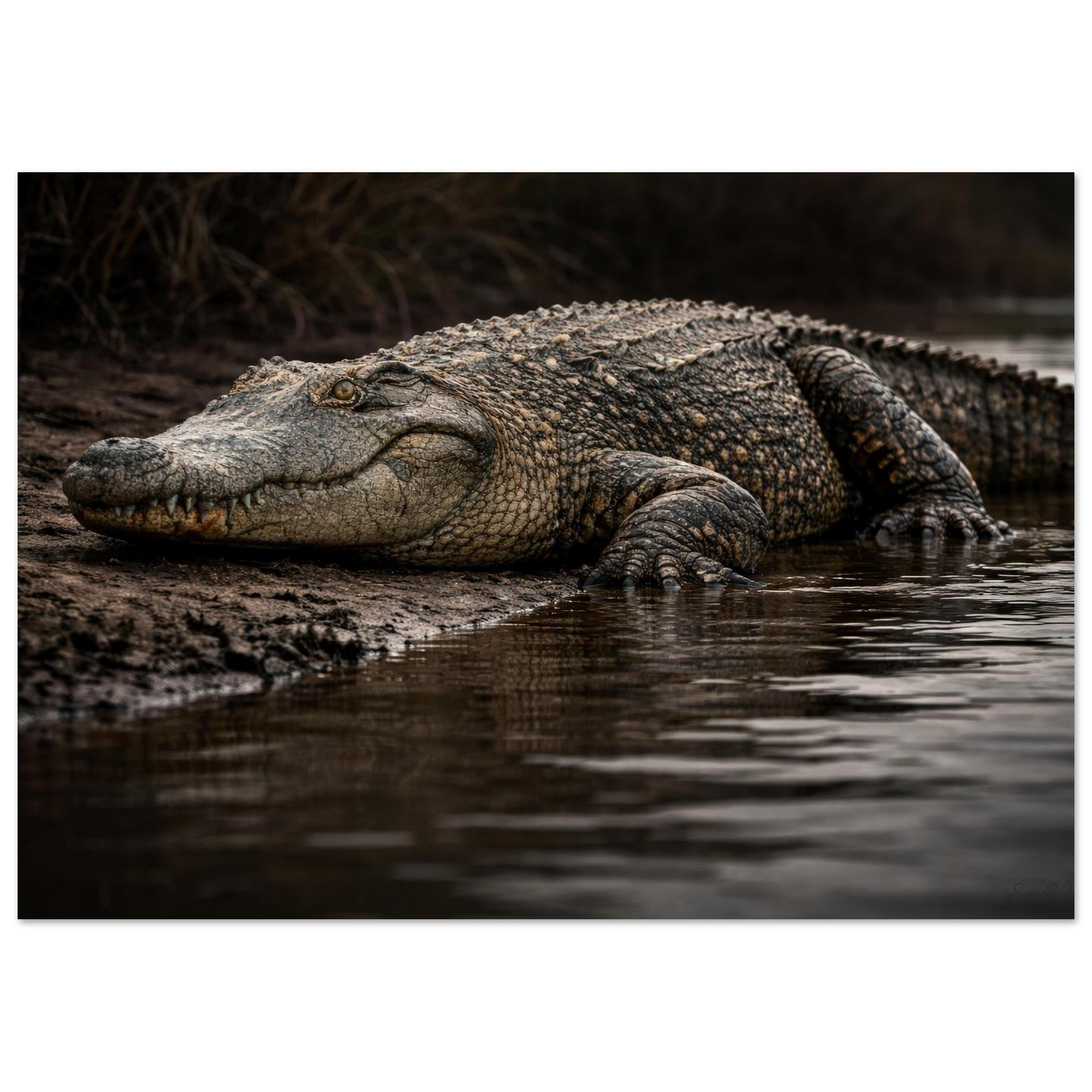 The Crocodile — Unframed Fine Art Print — alternate view 3 of 7