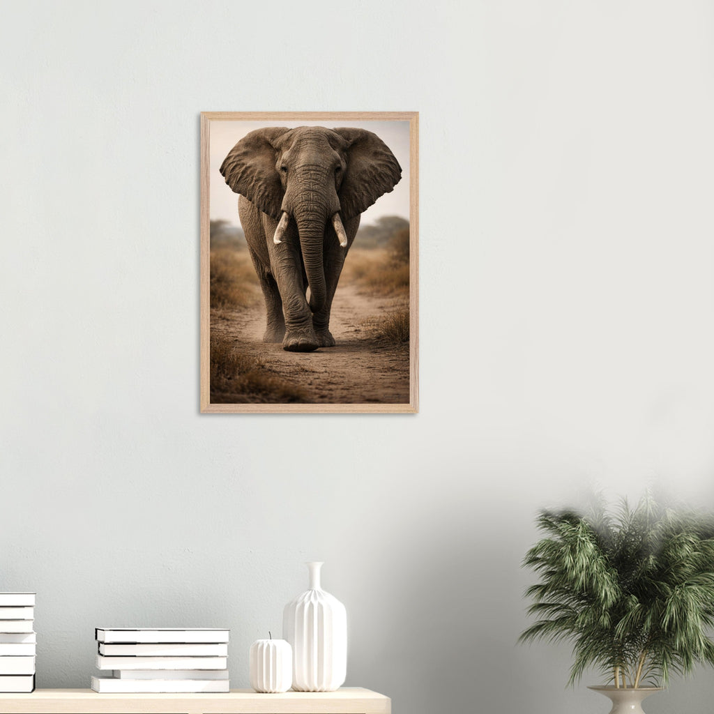 The Elephant — Framed Fine Art Print — Premium Wooden Frame — alternate view 5 of 9