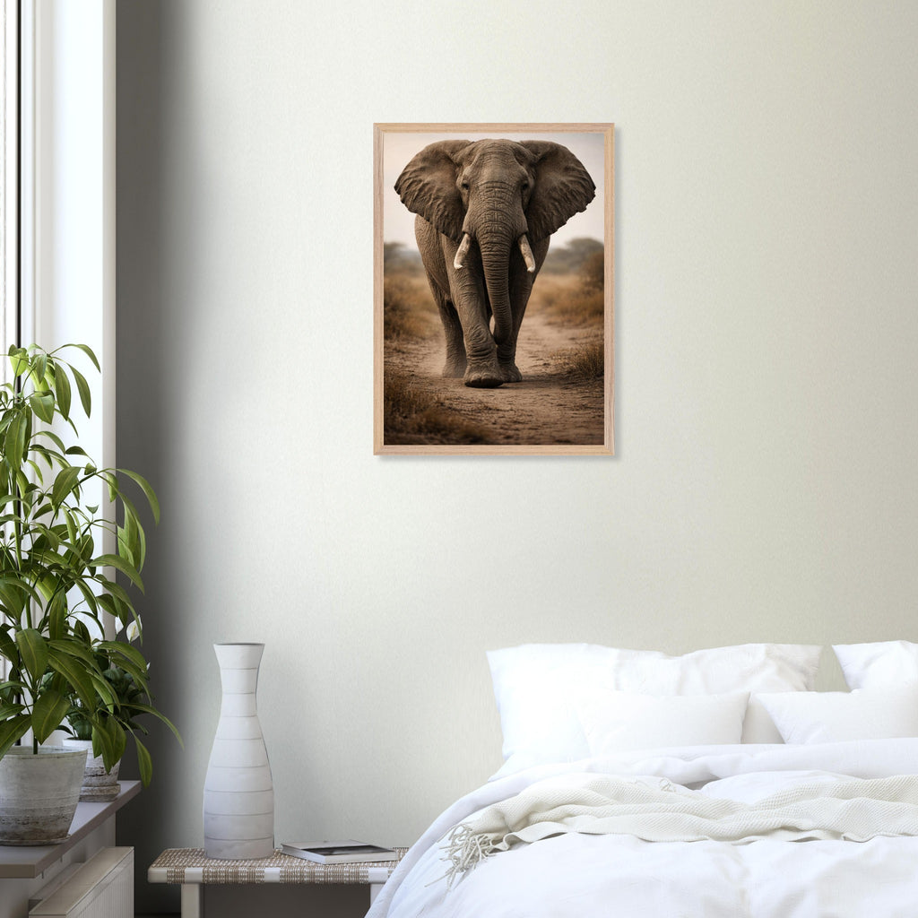 The Elephant — Framed Fine Art Print — Premium Wooden Frame — alternate view 6 of 9