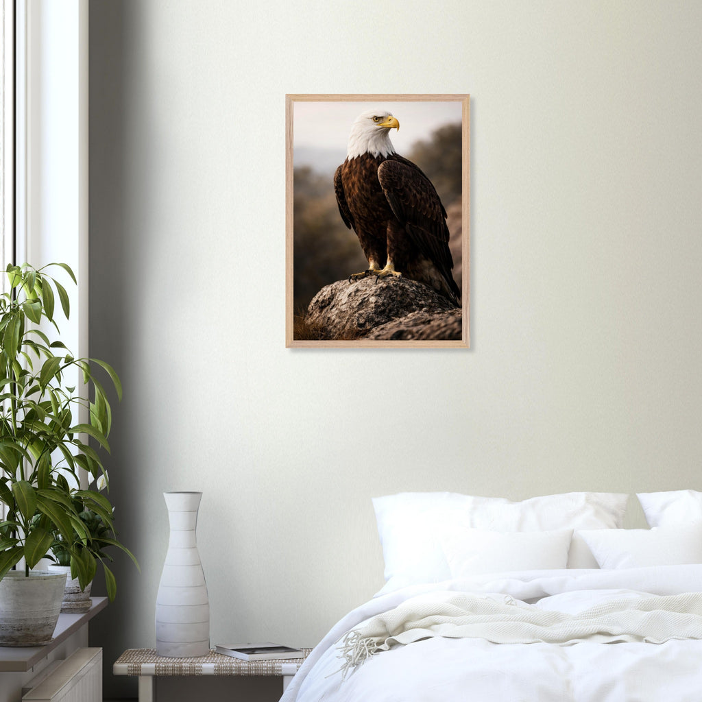 The Eagle — Framed Fine Art Print — Premium Wooden Frame — alternate view 7 of 9