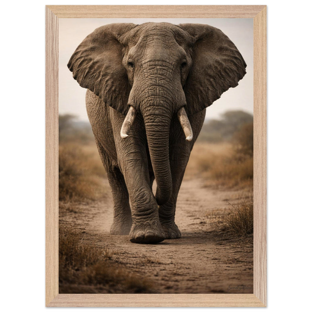 The Elephant — Framed Fine Art Print — Premium Wooden Frame — alternate view 3 of 9