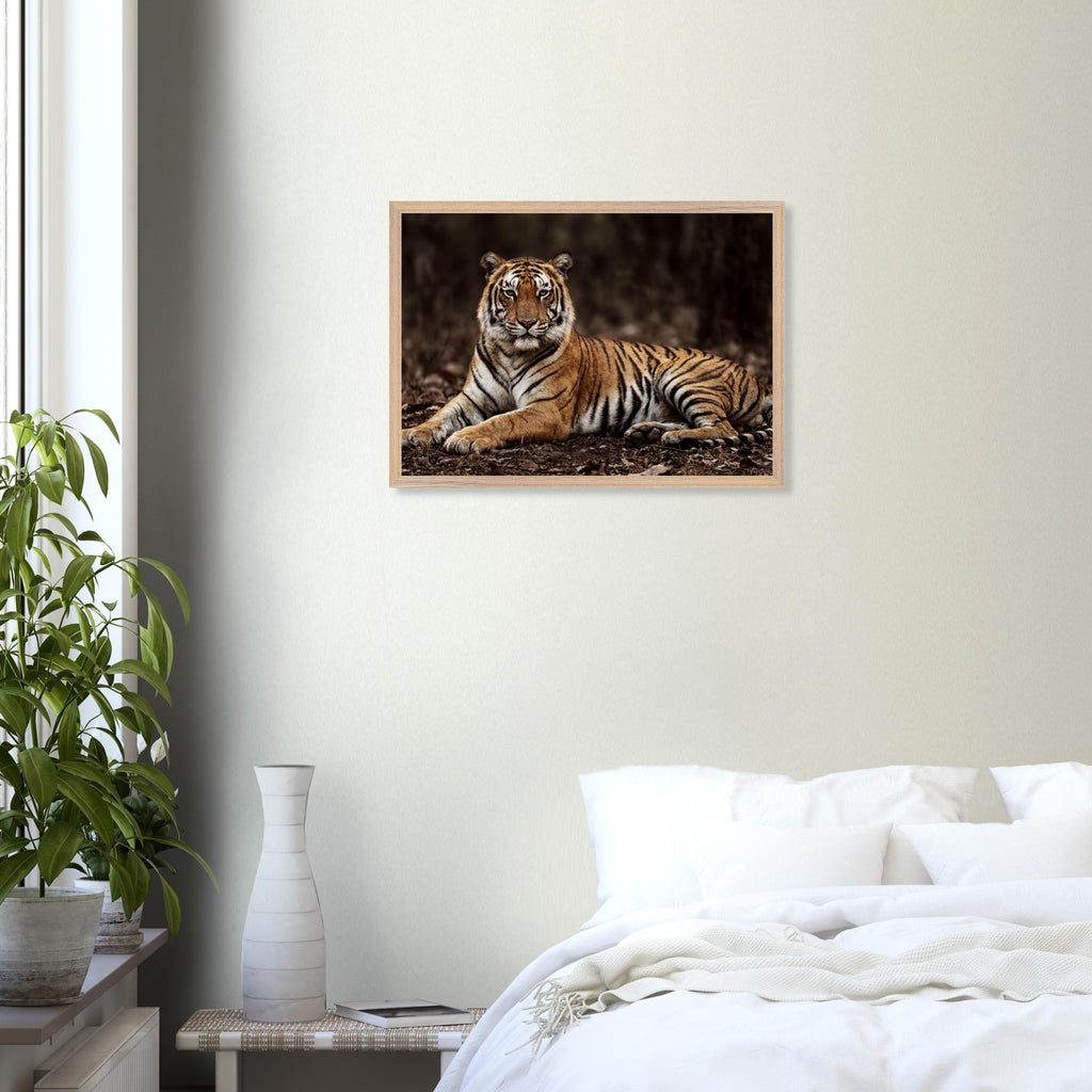 The Tiger — Framed Fine Art Print — Premium Wooden Frame — alternate view 6 of 9