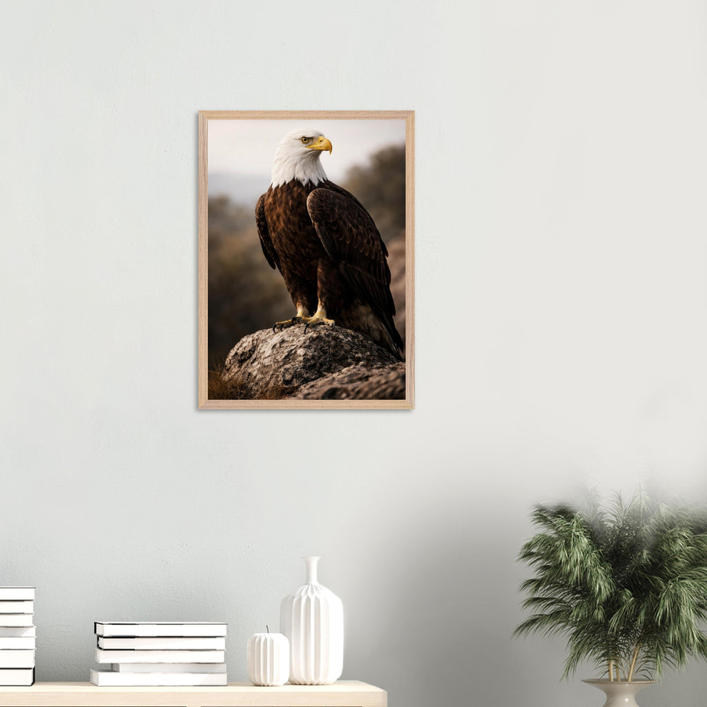 The Eagle — Framed Fine Art Print — Premium Wooden Frame — alternate view 8 of 9