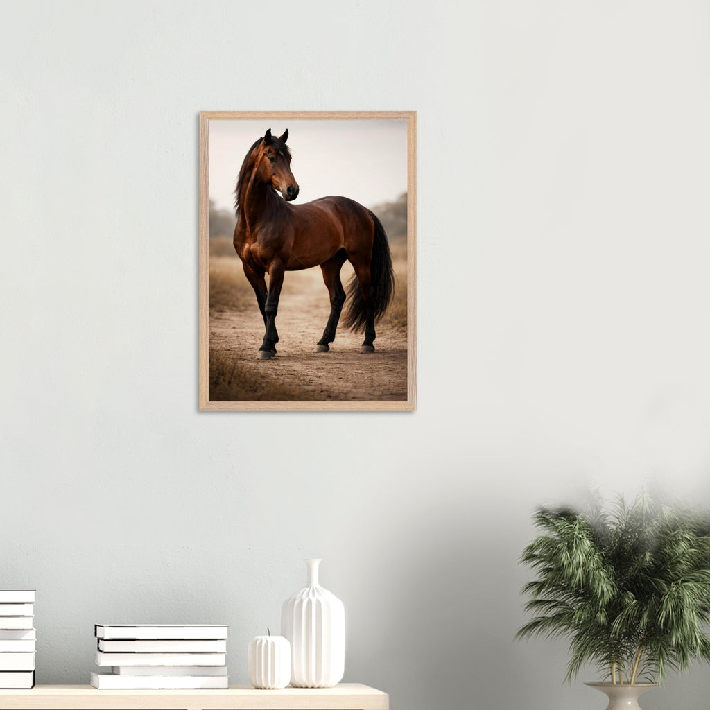 The Horse — Framed Fine Art Print — Premium Wooden Frame — alternate view 7 of 9