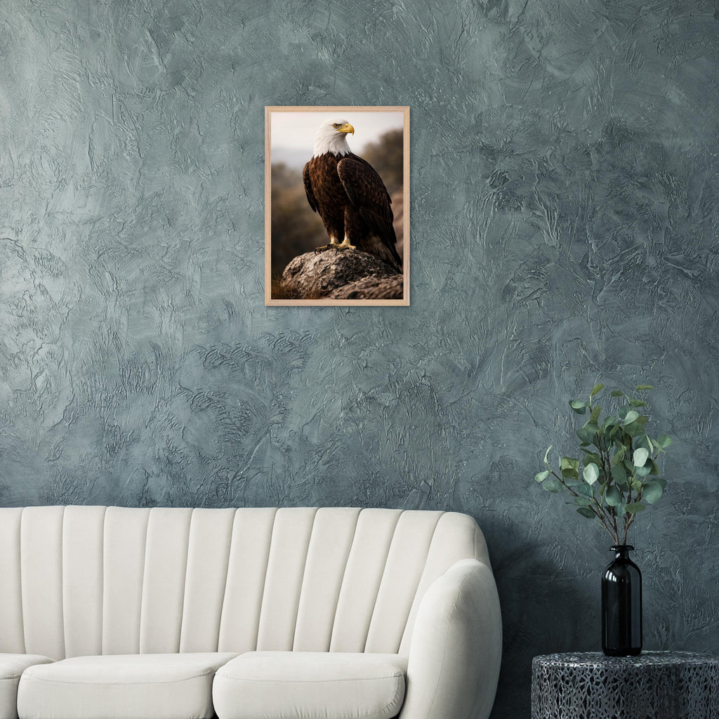 The Eagle — Framed Fine Art Print — Premium Wooden Frame — alternate view 6 of 9