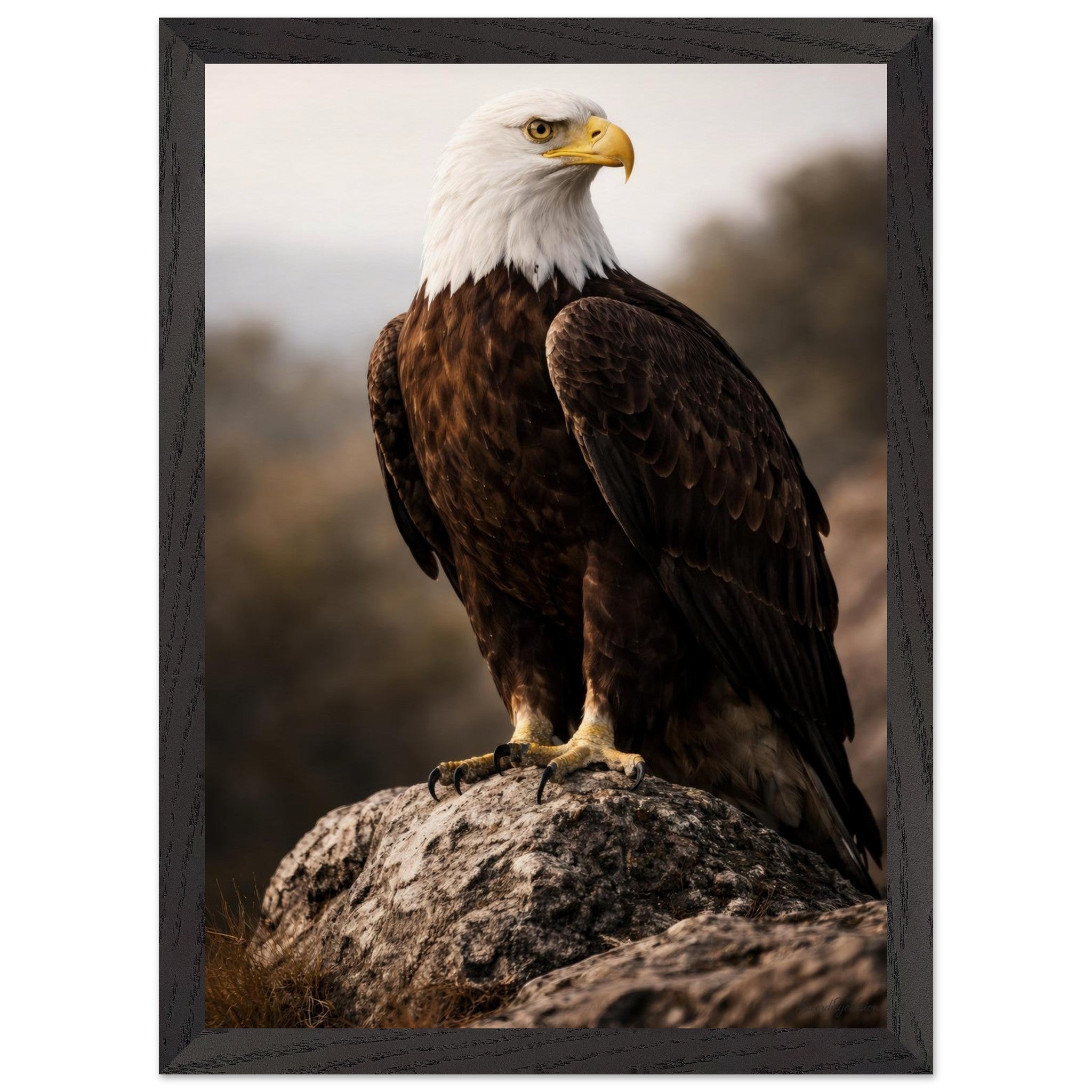 The Eagle — Framed Fine Art Print — Premium Wooden Frame — alternate view 2 of 9