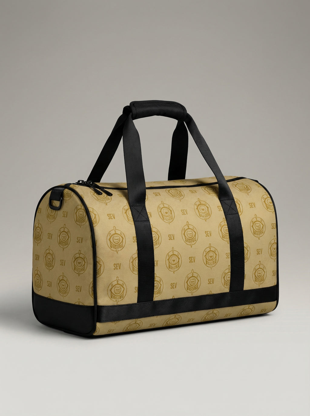 SEV GoldCream Monogram Gym Bag – Matte Black Edition — alternate view 4 of 10