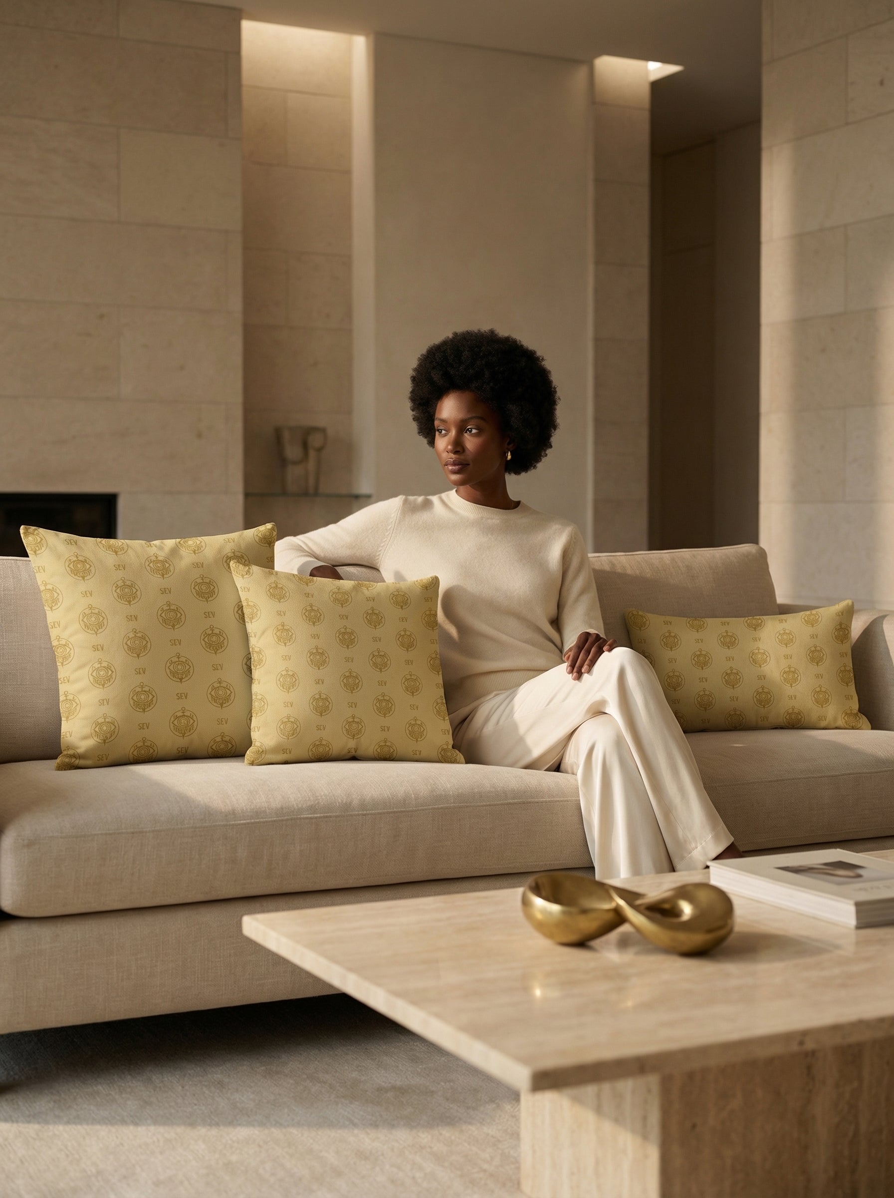 SEV GoldCream Capsule Basic Pillow — alternate view 2 of 13